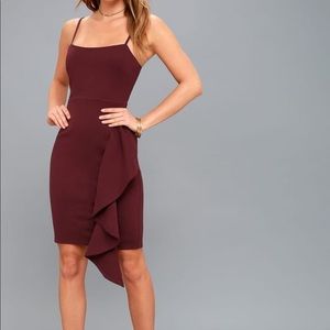 Lulu’s Ruffled Bodycon dress